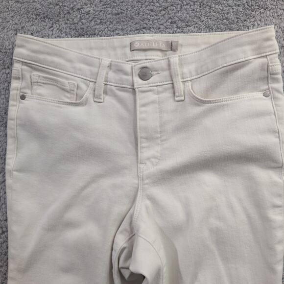 ATHLETA Sculptek Skinny Jeans White Ivory Women's Size 6T Tall Stretch 29x30 - Picture 2 of 15